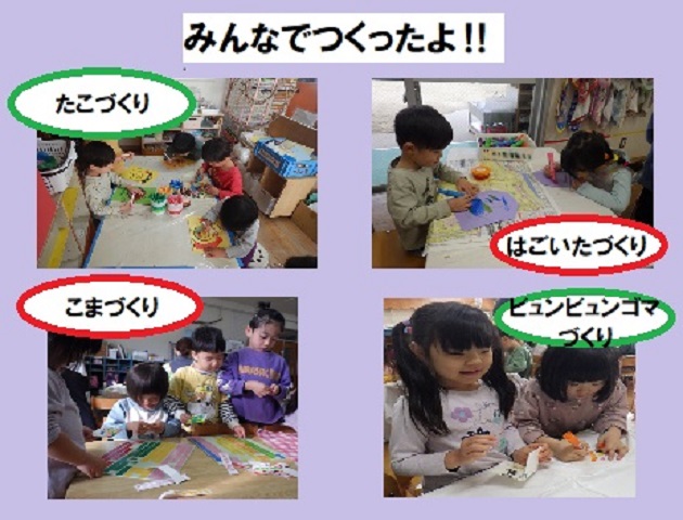 お正月あそび・郵便屋さんごっこ